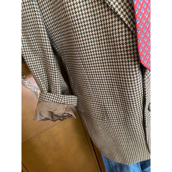 Vintage houndstooth blazer in virgin wool, size 40R - Picture 5 of 6